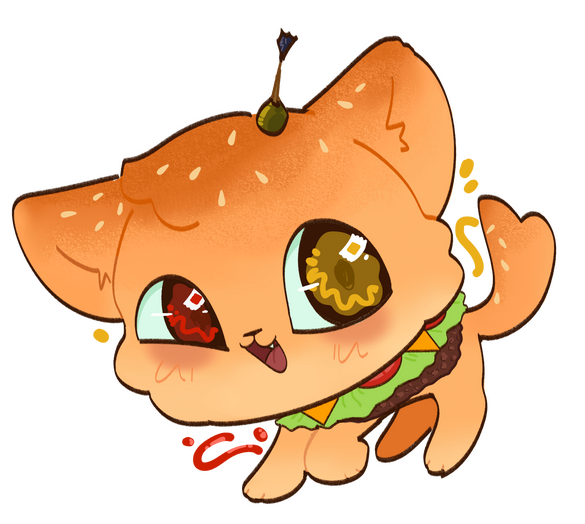 Cheeseburger cat Cheeseburger cat